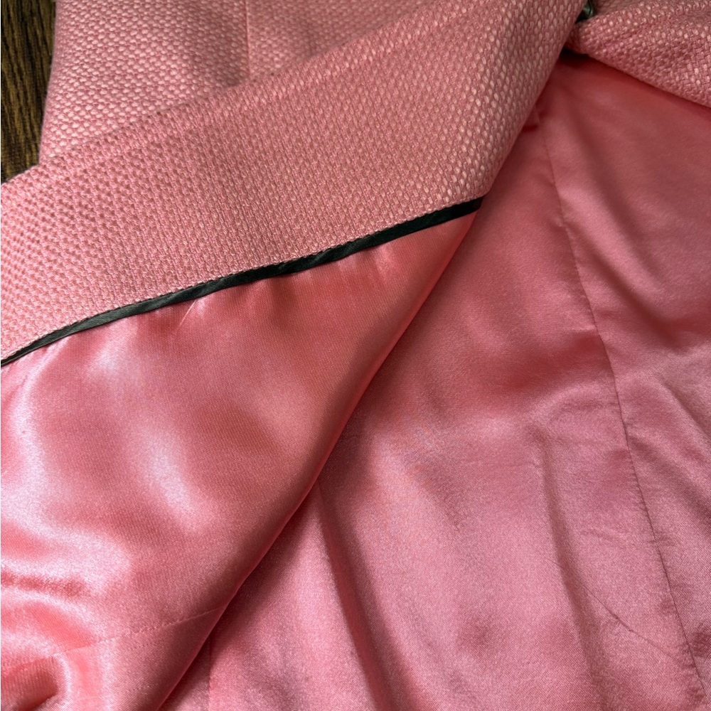 Vintage Mark Zunino Pink Women's Overcoat | L - Picture 11 of 15